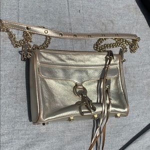 Metallic Gold Rebecca Minkoff purse